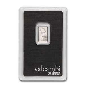 Платиновий зливок Valcambi 2,5 г LBMA Швейцарія