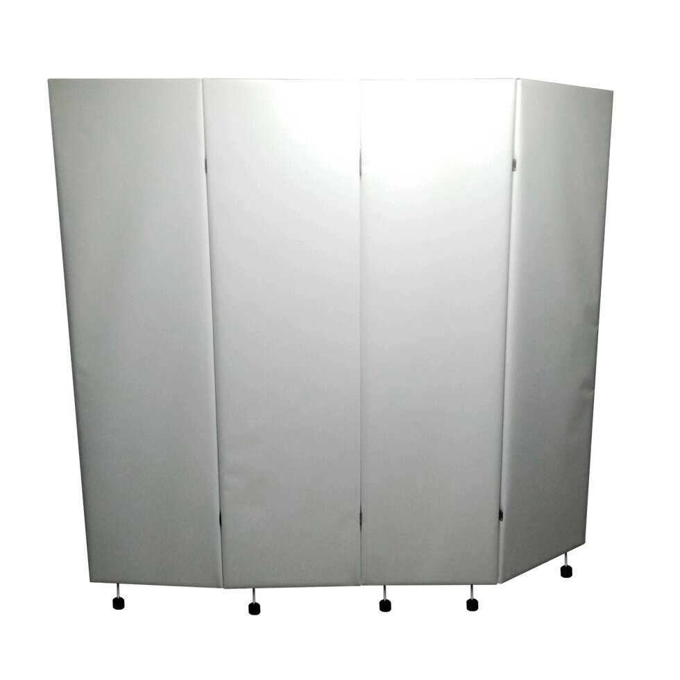 Ширма біла 180х200 см 4 секції від компанії ШирмаМаркет - фото 1