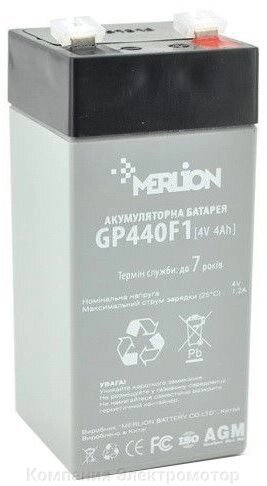 Акумулятор MERLION GP632F1 від компанії Компанія Єлектромотор - фото 1