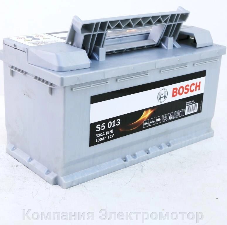 Автомобільний акумулятор bosch s5 silver plus 6СТ-100 від компанії Компанія Єлектромотор - фото 1