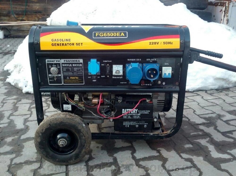 Бензиновый генератор Forte FG6500EA від компанії Компанія Єлектромотор - фото 1