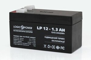 Акумулятор LogicPower LPM 12-1.3 AH в Києві от компании Компания Электромотор