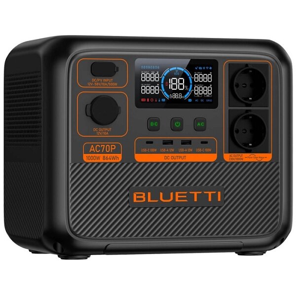 Зарядна станція Bluetti AC70P від компанії Компанія Єлектромотор - фото 1