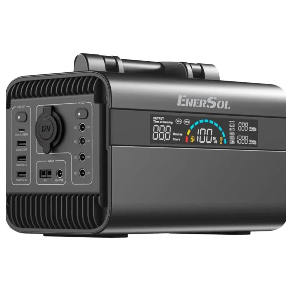 Зарядна станція EnerSol EPB-300N (296 Вт·год / 300 Вт) від компанії Компанія Єлектромотор - фото 1