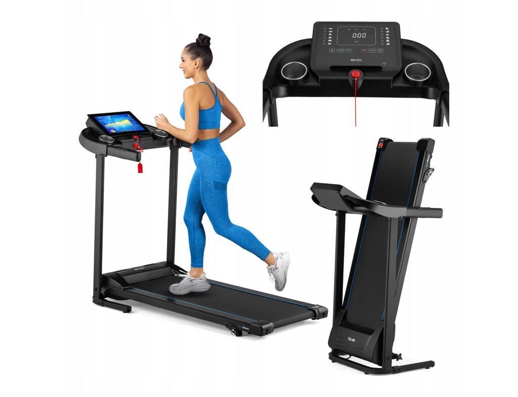 Електрична бігова доріжка 120кг Gymtek XT550 12 км/год від компанії joker - фото 1