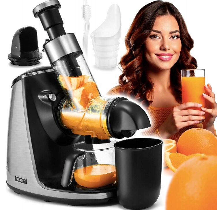 Повільна соковижималка Yoer Nutrimo SJ01BK від компанії joker - фото 1