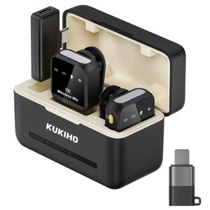 Бездротовий мікрофон UHF із кейсом 1800 мА·г — професійне рішення для запису звуку, блогу та онлайн-уроків