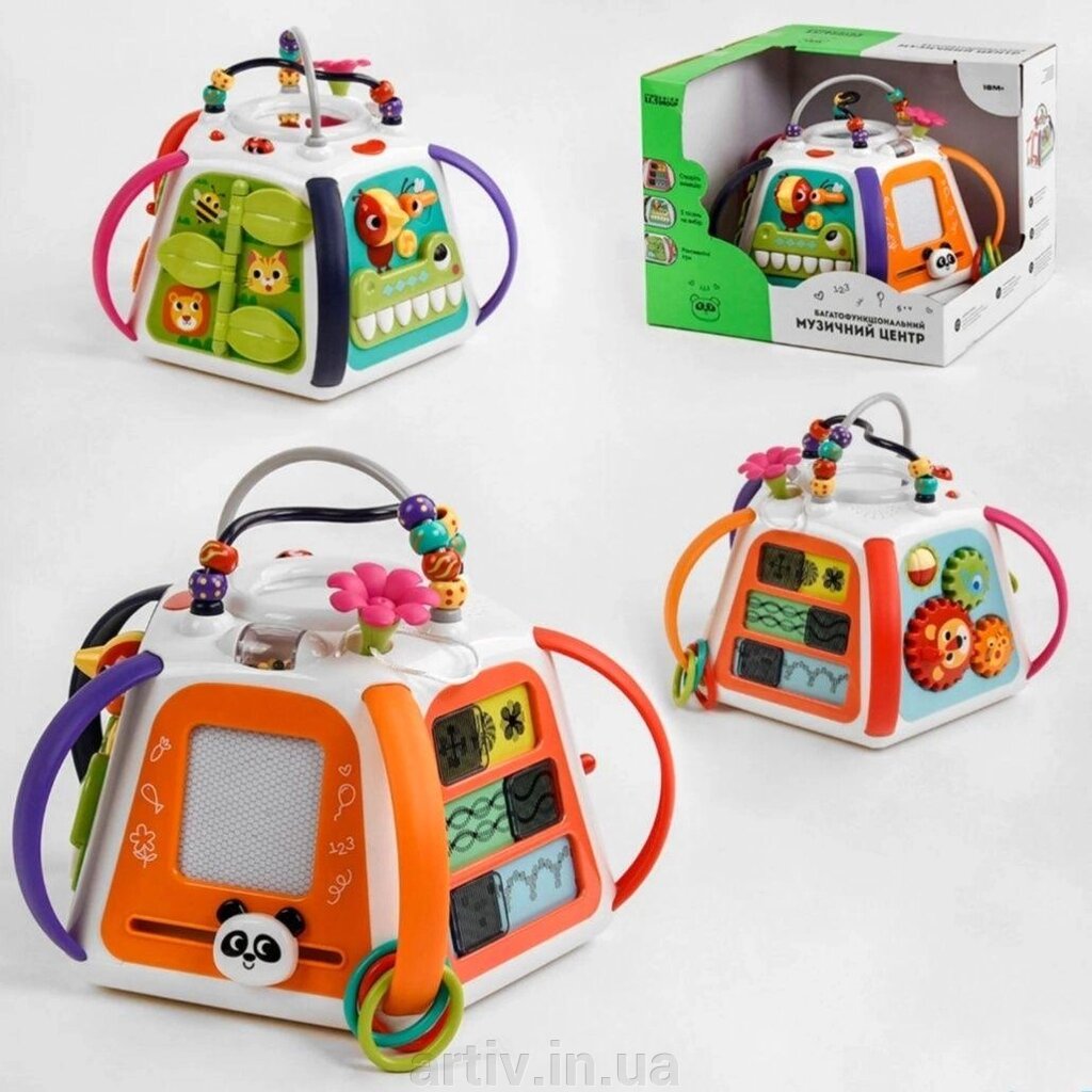 Куб логіка мультибокс TK3153, підсвічування, мелодії, звуки, від компанії Artiv - Інтернет-магазин - фото 1