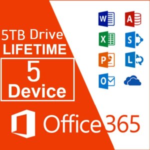 Ліцензія Microsoft Office 365 +5TB OneDrive! PC/MAC Довічно-NEW2022