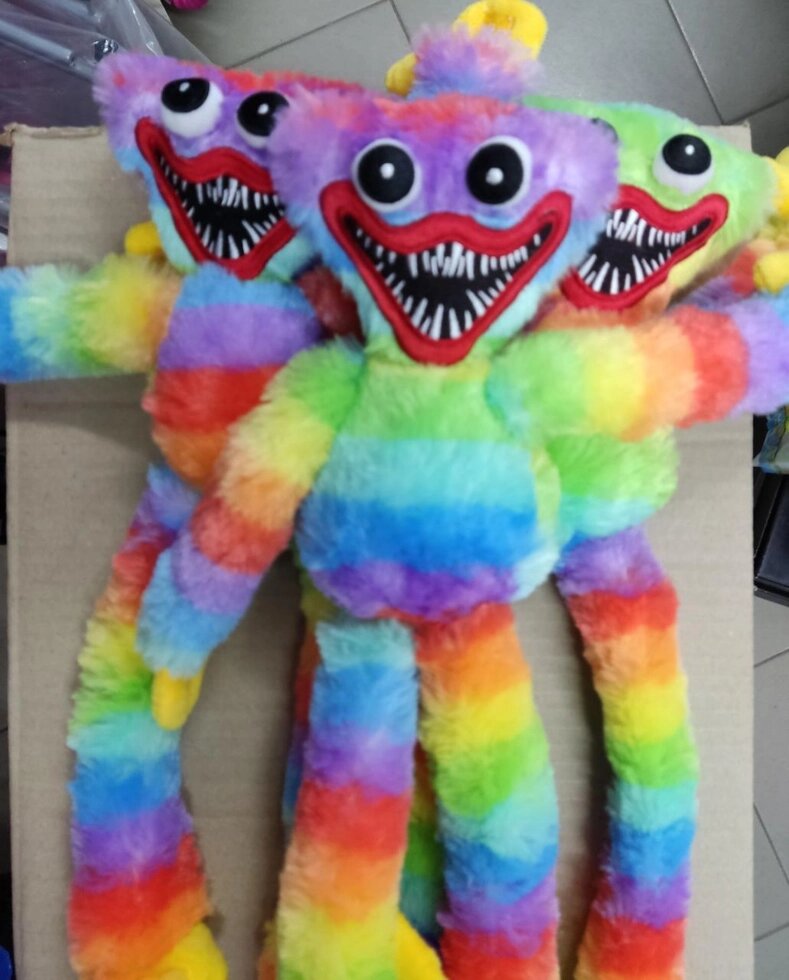 М'яка іграшка hagi vagi 40cm Huggy Wuggy Poppy Playtime rauduzhnaya від компанії Artiv - Інтернет-магазин - фото 1