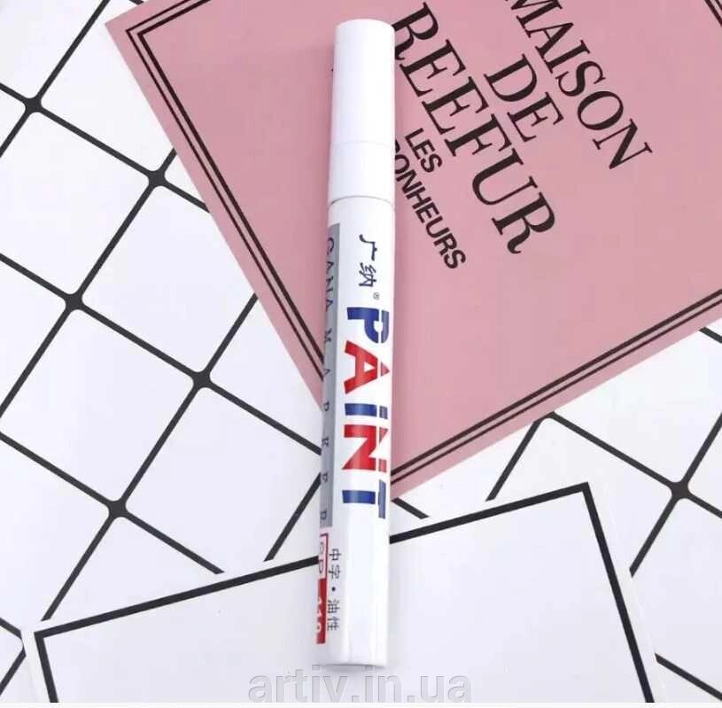 Маркер білий Paint фарба, що не стирається від компанії Artiv - Інтернет-магазин - фото 1