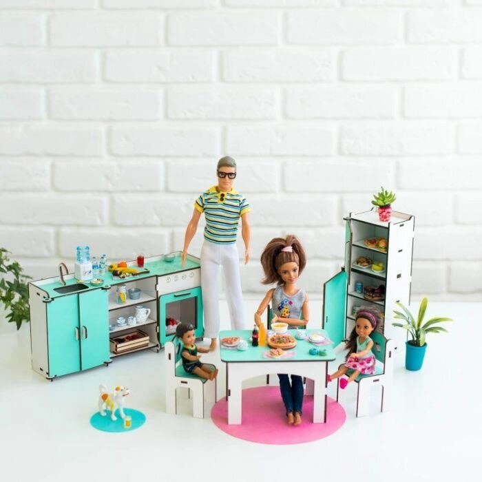 Меблі NestWood кухонний ляльковий будинок будинок лялька barbie winx lol lol від компанії Artiv - Інтернет-магазин - фото 1