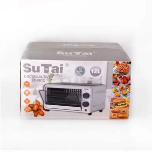 12L! 230 C°! Таймер! Електро духовка Su Tai печь плита