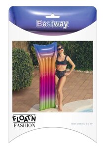 Пляжний надувний матрац веселка INTEX 44041