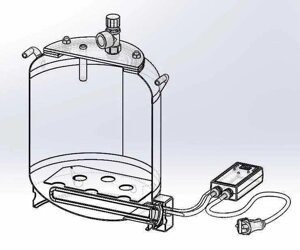 Автоклав електро ЛАН-Совек нержавійка та чорний на ( 8 16 24 32 40б)