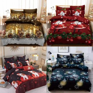 Постільна білизна Полуторна Новорічна казка 2025