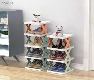 Полиця для взуття 4 5 6 8 ярусів органайзер, універсальна полиця