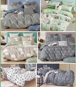 Постільна білизна Євро Фланель багато кольорів