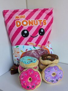 Подушка Пудинг. Donuts. Hamster. Avocado