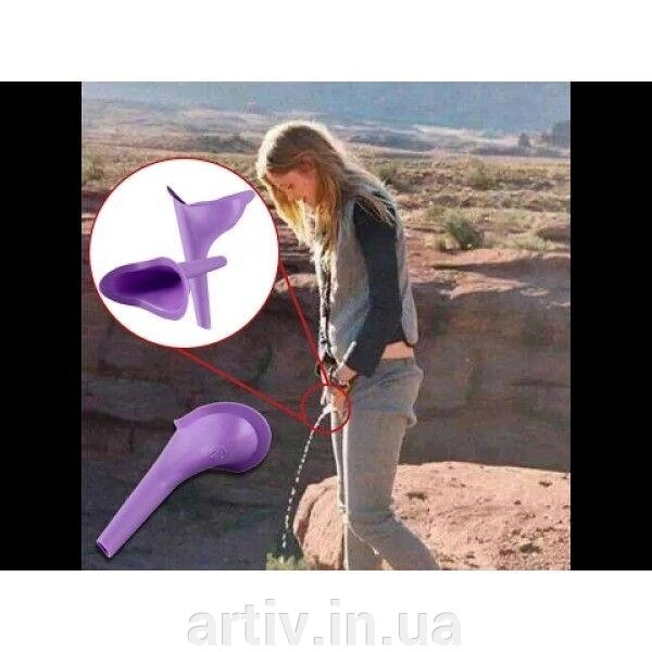 Пісуар для жінок силіконовий портативний уринатор, лійка-піпсуар від компанії Artiv - Інтернет-магазин - фото 1