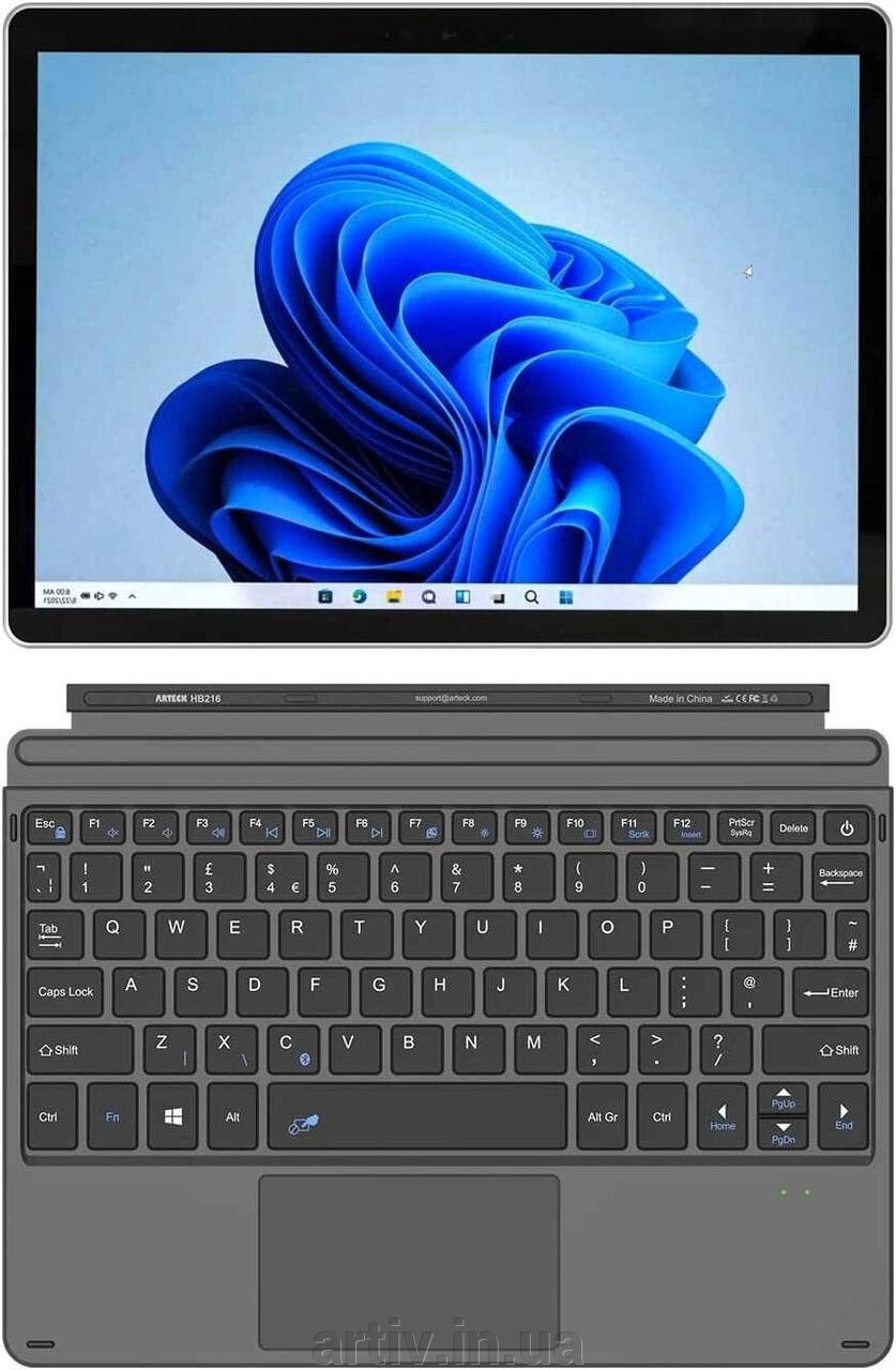 Ультратонка портативна бездротова клавіатура Bluetooth від компанії Artiv - Інтернет-магазин - фото 1