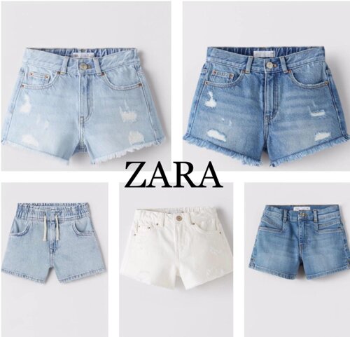 ZARA джинсові шорти для дівчинки