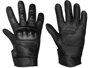 Кожаные перчатки MIL-TEC Black XXL