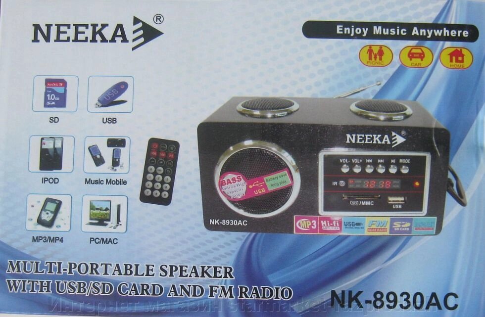 Радіоприймач NEEKA NK-8930АС від компанії Інтернет магазин starmarket-razprodazh - фото 1