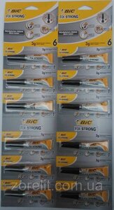 Суперклей BIC 3 г на аркуші (12 шт.)