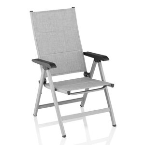 Багатопозиційний стілець KETTLER Basic Plus Padded сріблястий