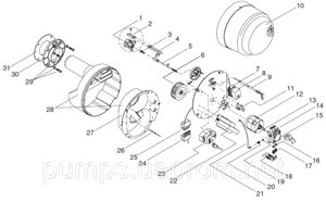 Giersch RG20 Електро двигун (мотор) 230 В / 50 Гц 180 Вт