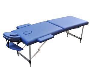 Масажний стіл складаний ZENET ZET-1044 М синій з регулюванням висоти