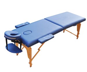 Масажний стіл ZENET ZET-1042 M синій з регулюванням по висоті