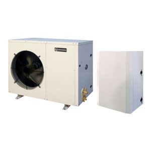 Тепловий насос для будинку ГВП Спліт AquaViva AVH-10S інверторний до 100м2, тепло / холод, 10,25 кВт