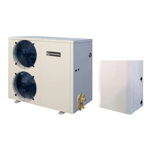 Тепловий насос для будинку ГВП Спліт AquaViva AVH-15S інверторний до 150 м2, тепло / холод, 15,2 кВт