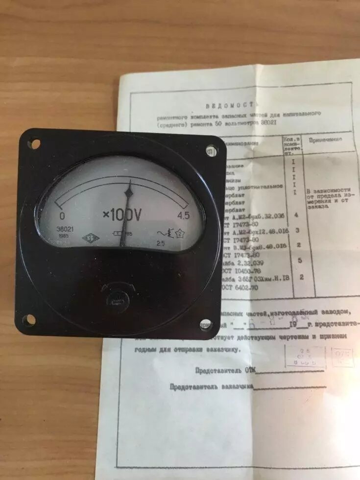 Вольтметр щитової змінного струму Е8021 450В від компанії ТОВ АЛЬТАВІРА - Прилади КВП, лабораторне, випробувальне обладнання - фото 1