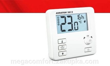 Цифровий кімнатний термостат Auraton 3013 від компанії Магазин-склад опалювальної техніки, насосів, кондиціонерів Megacomfort - фото 1