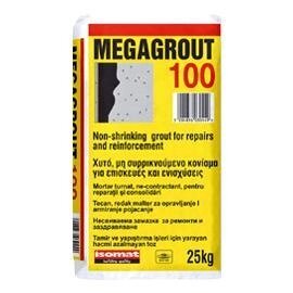 Мегаграут-100 (101) Високоміцний розчин для анкерування та заливання монтажних порожнин (уп 25 кг)