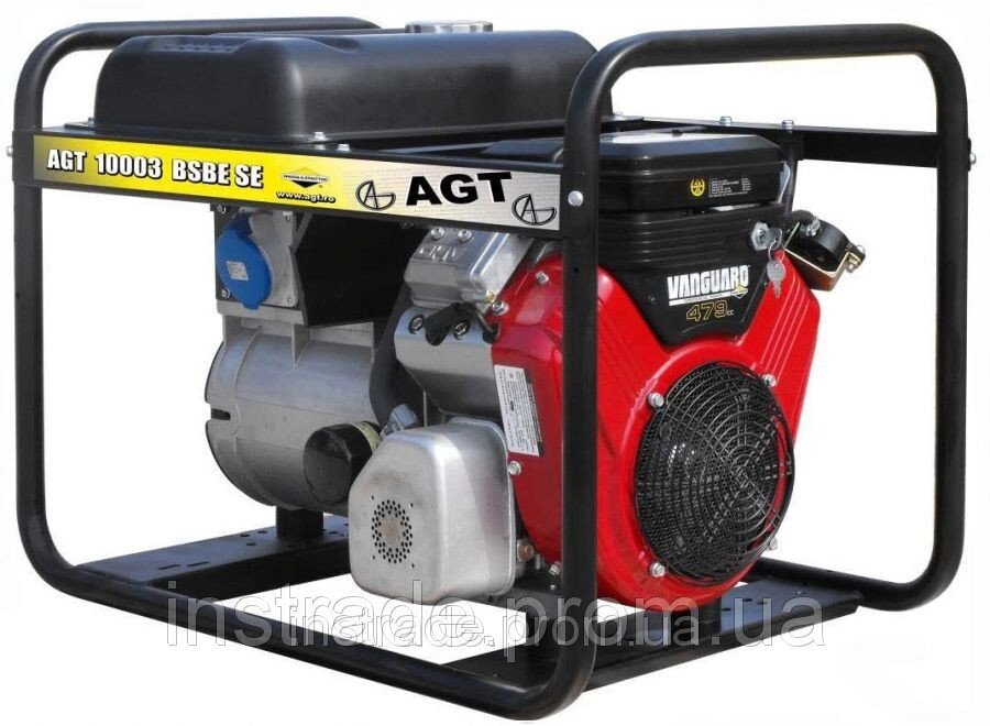 Бензиновий генератор AGT 10003 BSBE SE від компанії instrade - фото 1