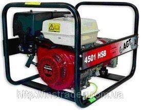 Бензиновий генератор AGT HSB SE 4501 від компанії instrade - фото 1
