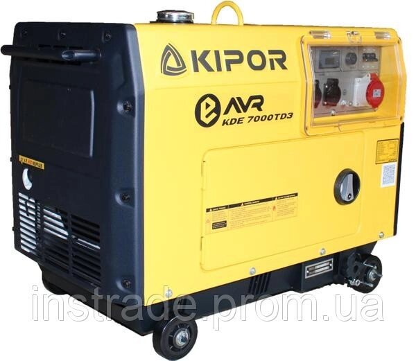 Дизельний генератор KIPOR8197 7000TD3 від компанії instrade - фото 1