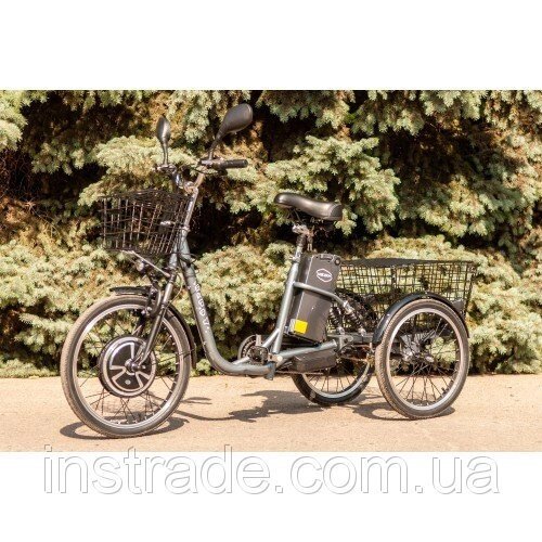 Електровелосипед VEGA HAPPY (Gray) (трицикл) + реверс від компанії instrade - фото 1