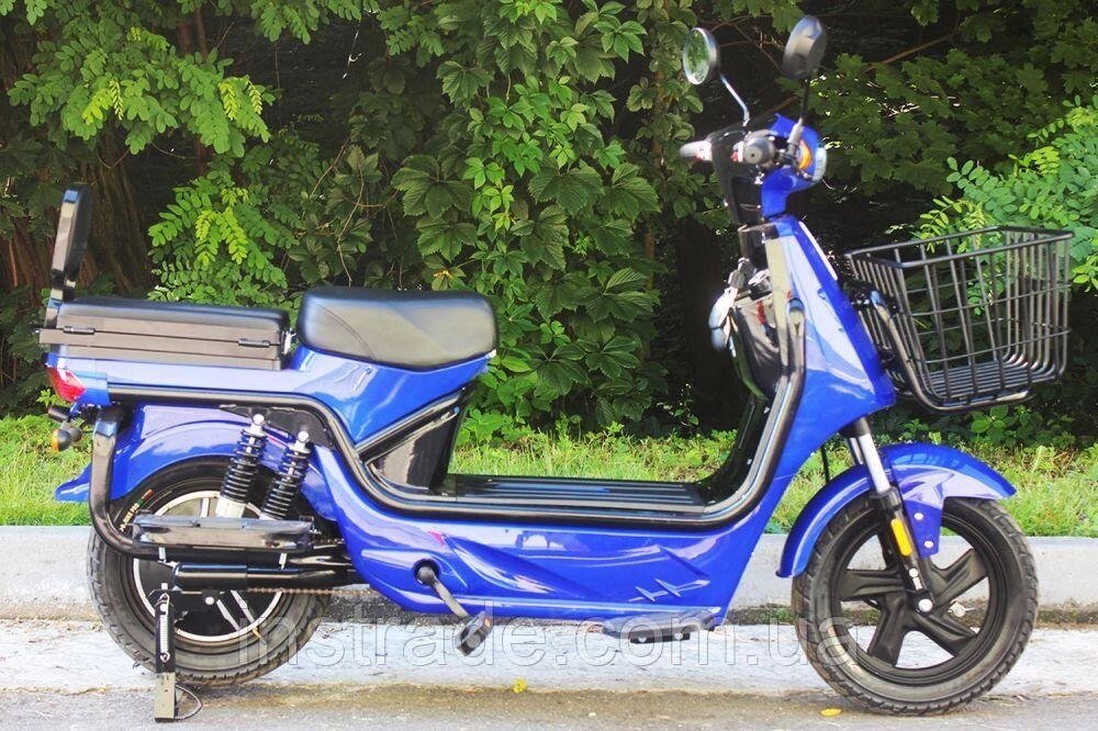 Електровелосипед Zaria Tiger (синій) від компанії instrade - фото 1