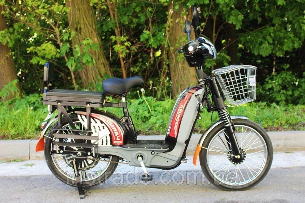 Електровелосипед Заря Силач (450W-60V) чорний від компанії instrade - фото 1