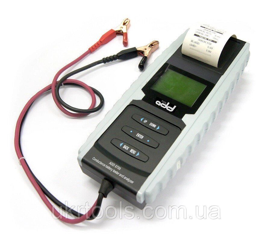 Цифровий тестер для перевірки акумуляторних батарей ADD8700 від компанії Магазин інструменту та обладнання "Викрутки" - фото 1