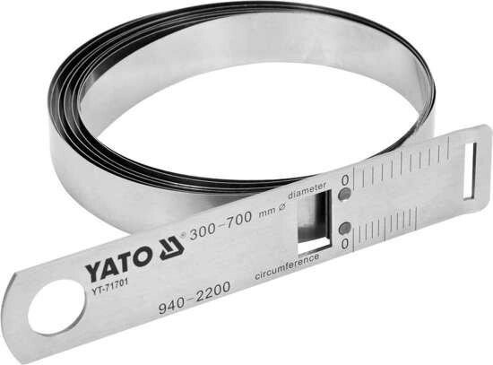 Циркометр для вимірювання довжини кола і діаметра YATO YT-71701 (Польща) від компанії Магазин інструменту та обладнання "Викрутки" - фото 1