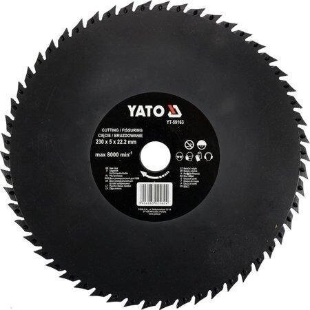 Диск-фреза відрізний по дереву YATO YT-59163 (Польща) від компанії Магазин інструменту та обладнання "Викрутки" - фото 1