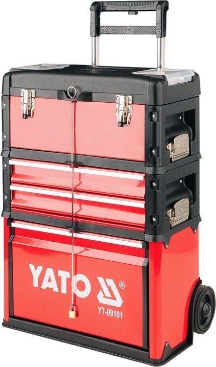 Інструментальна візок на колесах YATO YT-09101 (Польща) від компанії Магазин інструменту та обладнання "Викрутки" - фото 1