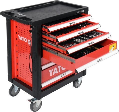 Інструментальна візок з інструментом 185 предметів YATO YT-55307 (Польща) від компанії Магазин інструменту та обладнання "Викрутки" - фото 1