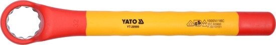 Ключ накидний діелектричний YATO YT-20999 (Польща) від компанії Магазин інструменту та обладнання "Викрутки" - фото 1